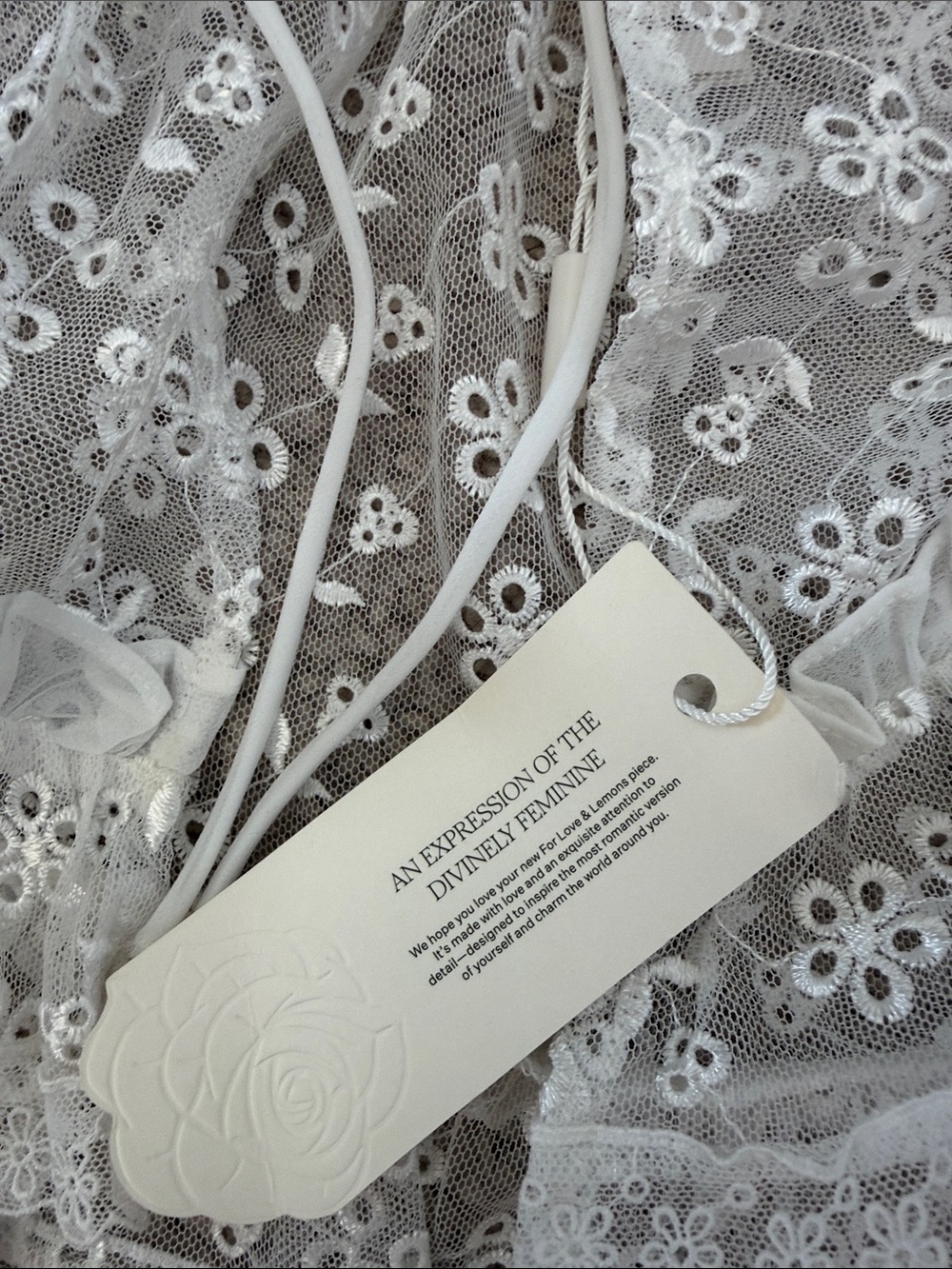 For Love & Lemons Layer Cake Chiffon Collar - Picture 4 of 4